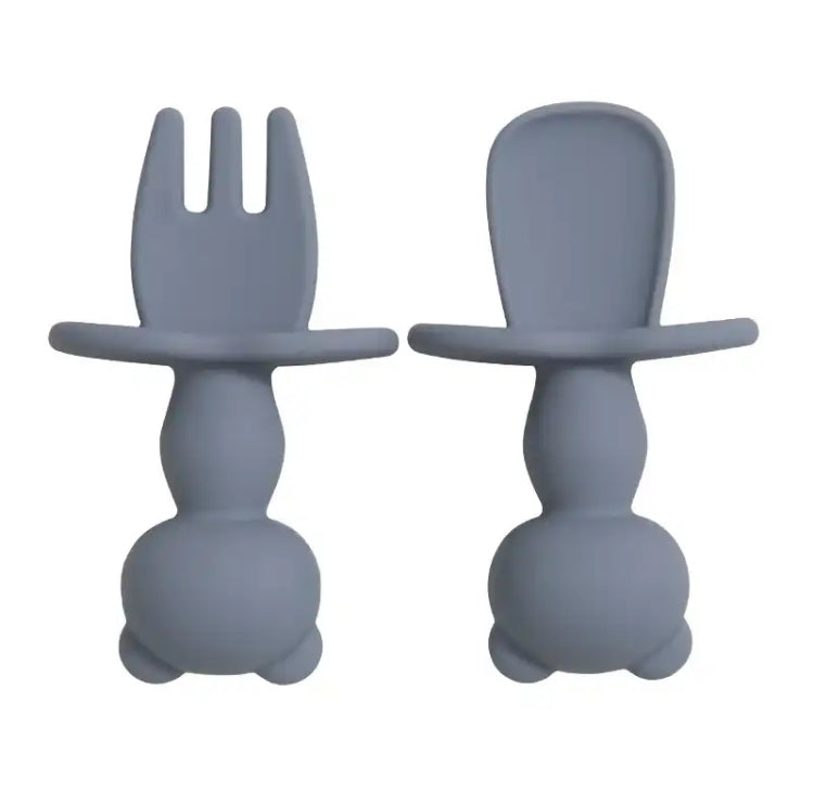 Cubiertos de silicona x2 (6 meses a +)