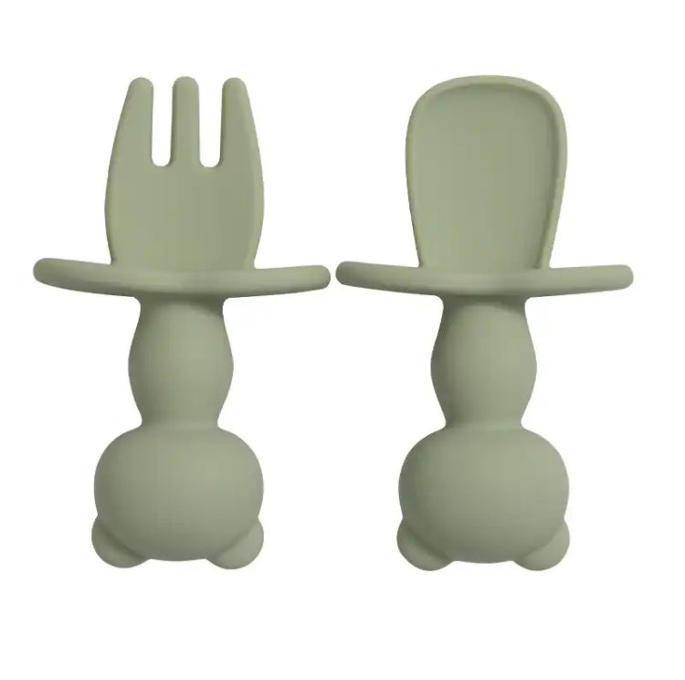 Cubiertos de silicona x2 (6 meses a +)